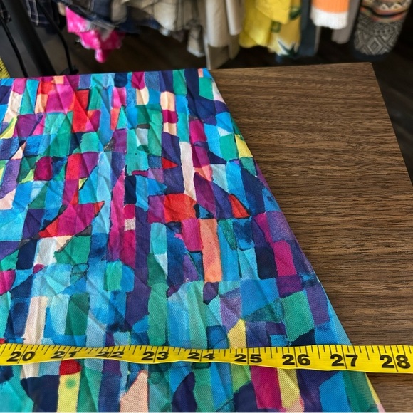 profile by gottex Colorful Geometric Patterned Dress beach cover up L-XL - Picture 11 of 12